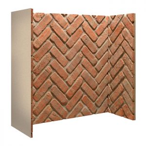 Rustic Herringbone Brick Chamber