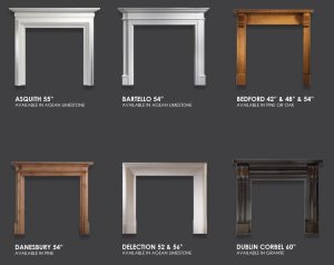 Gallery Mantels - Asquith, Bartello, Bedford, Danesbury, Delection, Dublin Corbel