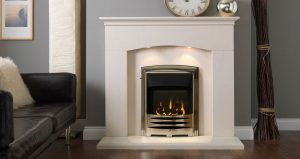 Helmsley Satin Beige Brass Solaris