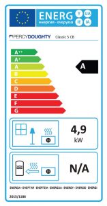 Classic 5 Clean Burn Stove Energy Label