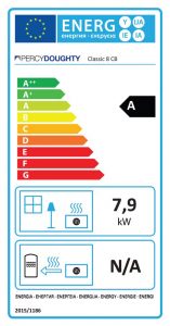 Classic 8 Clean Burn Stove Energy Label