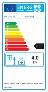 Equinox Open-Fronted Gas Convector Fire Energy Label