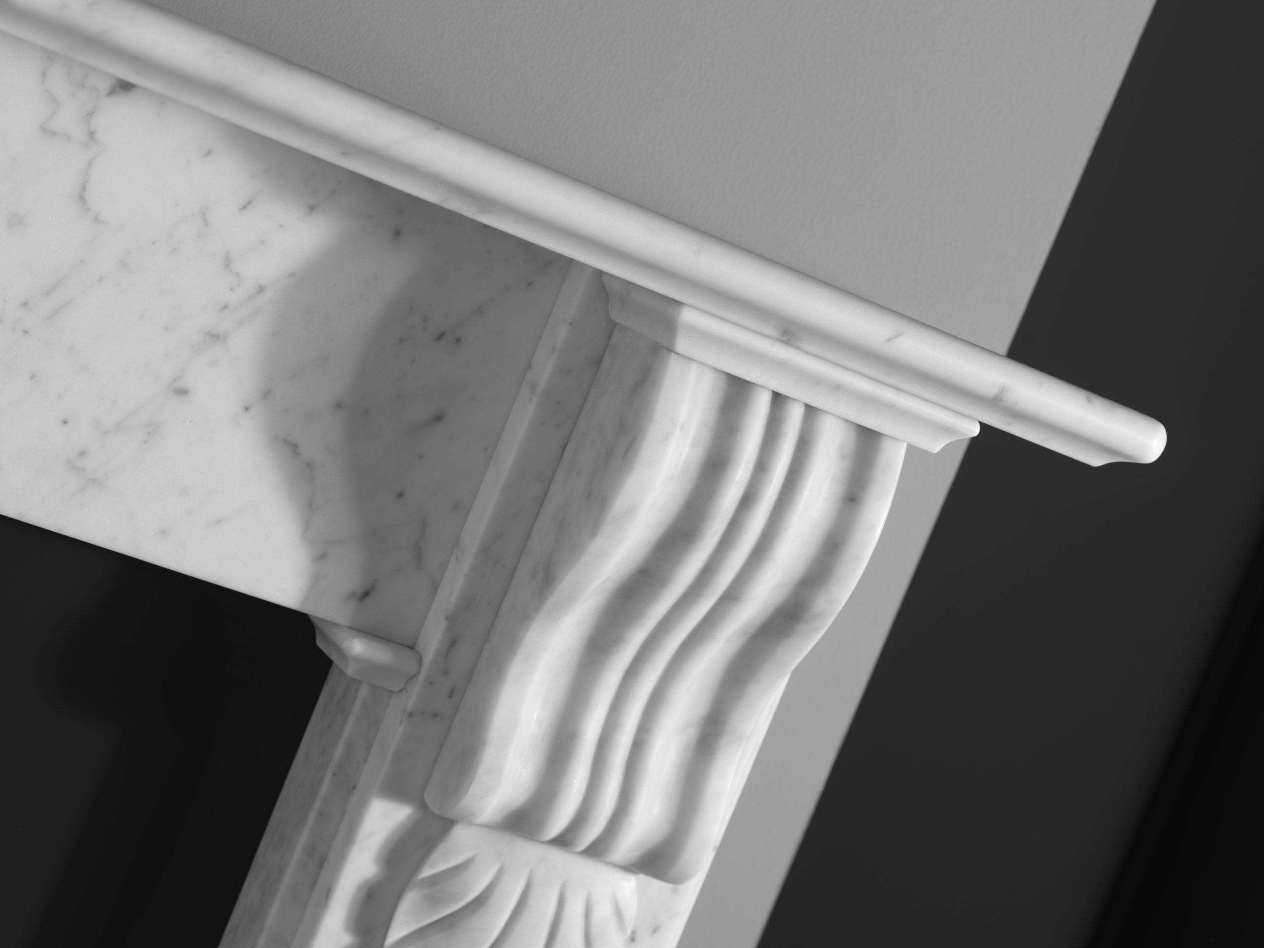 Kingston Carrara Marbel-Detail B&W